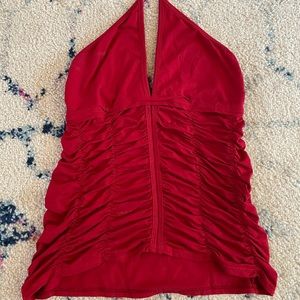 Om Gaia Tree halter top